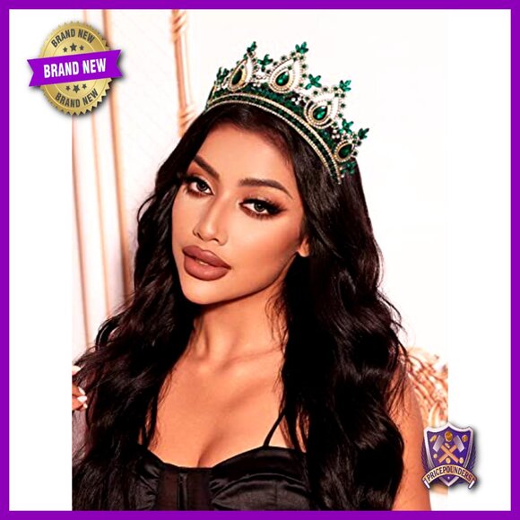 Crystal Tiara for Weddings, Quinceanera, Prom, Pageants, 3.34\